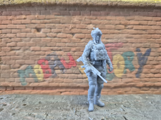 moderne Spezialkräfte Cybersoldat mit FN-SCAR 20