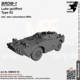 BRDM-1 inkl. zwei aufsetzbaren MGs Type 04
