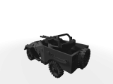 BTR-40A / SPW-40A Ausf. late ​​​​​​​Ersatzrad