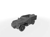 BTR-40 / SPW-40 Ausf. late Verdeck offen - Ersatzrad