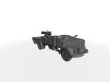 Autocannone da 100/17 su Lancia 3RO mobiler Haubitzen-Träger Transport-Modus