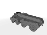Sd.Kfz. 233 "Stummel" schwerer Panzerspähwagen 7,5 cm Stu.K. schweres Späh- und Unterstützungsfahrzeug