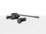 12,8 cm PaK 44 L/55 schwere Panzerabwehrkanone Transport-Modus
