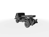 GAZ-66 BM-21 leichter Mehrfachraketenwerfer - MRL – Multiple Rocket Launcher Transport-Modus