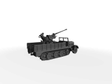 Sd. Kfz. 7/2 mit 3,7cm FlaK 37 mittlere Flak-Selbstfahrlafette