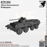 BTR-80A 30mm Kanonenturm Radkappen