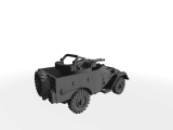 BTR-40A / SPW-40A Ausf. late ​​​​​​​Ersatzrad