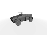 Sd. Kfz. 247 Ausf. B ​​​​​​​gepanzertes 4-Rad Führungsfahrzeug