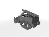 M2A1 Dreifach-Raketenrohrsystem ​​​​​​​Halbkette