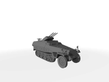 Sd.Kfz. 251/21 Ausf. D Fliegerabwehr Schützenpanzerwagen (Drilling)