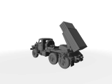 BM-21 Grad 122mm MLRS - Wurfanlage oben