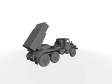 BM-21 Grad 122mm MLRS - Wurfanlage oben