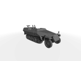 Sd. Kfz. 251 mit 12cm Zwillings-Granatwerfer 42 ​​​​​​​mobiles schweres Mörserfahrzeug