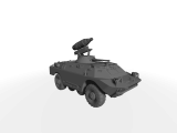 BRDM-2 amphibischer Spähpanzer ​​​​​​​mit UB32m Raketenwerfer