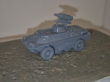 BRDM-2 amphibischer Spähpanzer ​​​​​​​mit UB32m Raketenwerfer