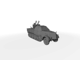 Sd. Kfz. 7/1 mit 2cm Flakvierling 18 mittlerer gepanzerter Zugkraftwagen 8t