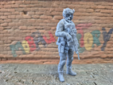 moderne Spezialkräfte Cybersoldat mit FN-SCAR 08