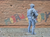 moderne Spezialkräfte Cybersoldat mit FN-SCAR 08
