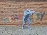 moderne Spezialkräfte Cybersoldat mit FN-SCAR 13