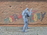 moderne Spezialkräfte Cybersoldat mit FN-SCAR 16