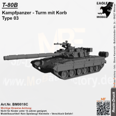 T-80B Kampfpanzer Turm mit Korb Type 03