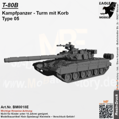 T-80B Kampfpanzer Turm mit Korb Type 05