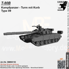 T-80B Kampfpanzer Turm mit Korb Type 09