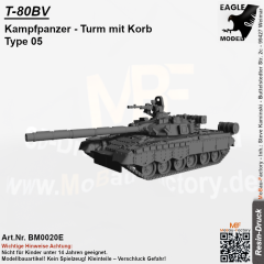 T-80BV Kampfpanzer Turm mit Korb Type 05