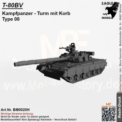 T-80BV Kampfpanzer Turm mit Korb Type 08