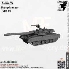 T-80UK Kampfpanzer Type 03