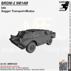 BRDM-2 9M14M late Sagger Transport-Modus