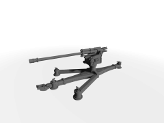 Bofors 80mm 29/38M Flak Schwere Flugabwehrkanone in 3 Stellungen