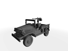 Dodge WC-21 ​​​​​​​0,5t leichter Waffenträger-Lastwagen