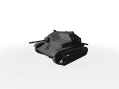 TKS Tankette mit 20mm Gun FK-A Wz.38