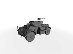 T17E3 Staghound Haubitze mit M8 Turm