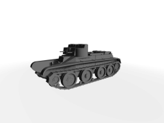 BT-4 leichter Panzer ​​​​​​​Zwillingsturm