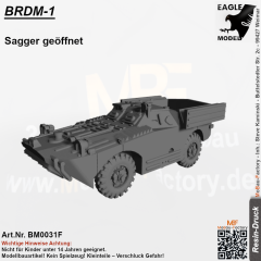 BRDM-1 Sagger geöffnet