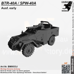 BTR-40A / SPW-40A ​​​​​​​Ausf. early