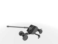 8,8 cm Panzerabwehrkanone 43 PaK 43 schwere Panzerabwehrkanone Aktiv-Modus