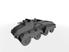 Sd.Kfz. 233 "Stummel" schwerer Panzerspähwagen 7,5 cm Stu.K. schweres Späh- und Unterstützungsfahrzeug