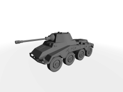 Sd.Kfz. 234/2 "Puma" schwerer Panzerspähwagen 5cm KwK schwere Radaufklärung - Spähpanzer