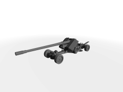12,8 cm PaK 44 L/55 schwere Panzerabwehrkanone Transport-Modus