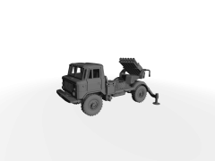 GAZ-66 BM-21 leichter Mehrfachraketenwerfer - MRL – Multiple Rocket Launcher Aktiv-Modus