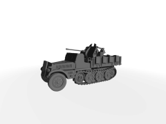 Sd. Kfz. 10/5 mit 2cm FlaK 38