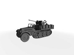 Sd. Kfz. 10/4 mit 2cm FlaK 30