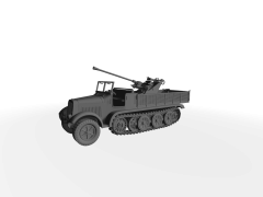 Sd. Kfz. 6/2 3,7cm FlaK auf Zugkraftwagen 5t mittlere FlaK-Selbstfahrlafette