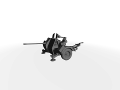 20mm FlaK 38 leichte Flugabwehrkanone Transport-Modus