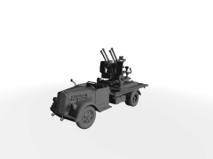 Opel Blitz mit 20mm Flakvierling 38