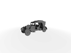 Mercedes Type Stuttgart 260 Kübelwagen ​​​​​​​Verdeck geschlossen