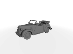 Austin 8AP Military tourer ​​​​​​​Verdeck offen